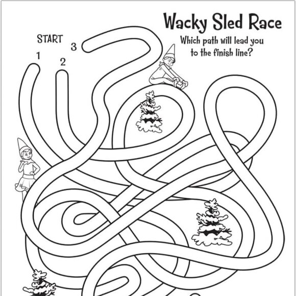 The Elf on the Shelf Santa's North Pole Friend Activity Book With Stickers NEW - Picture 2 of 7